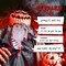 7FT Halloween Outdoor Spooky Decorations Talking Giant Pumpkin Man Voice Control